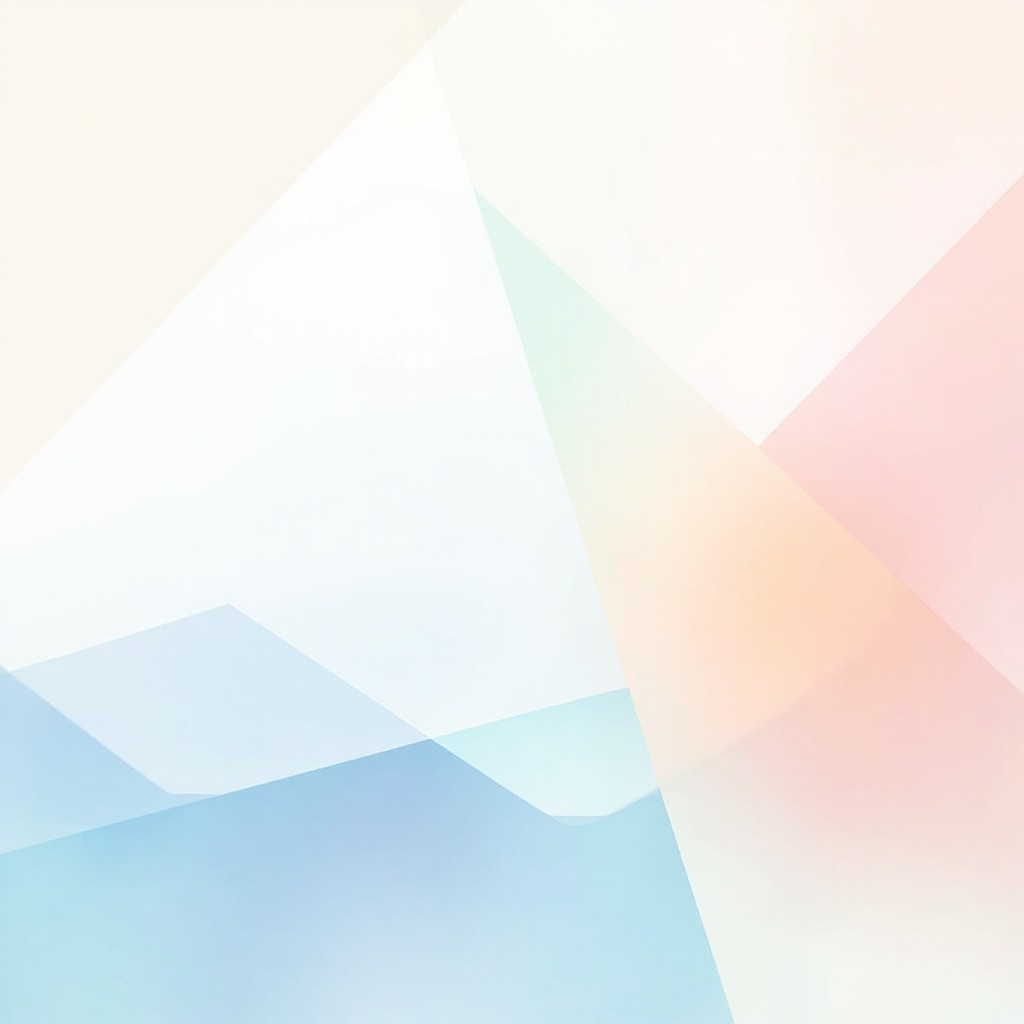 A Modern Business Presentation Cover with Geometric Shapes