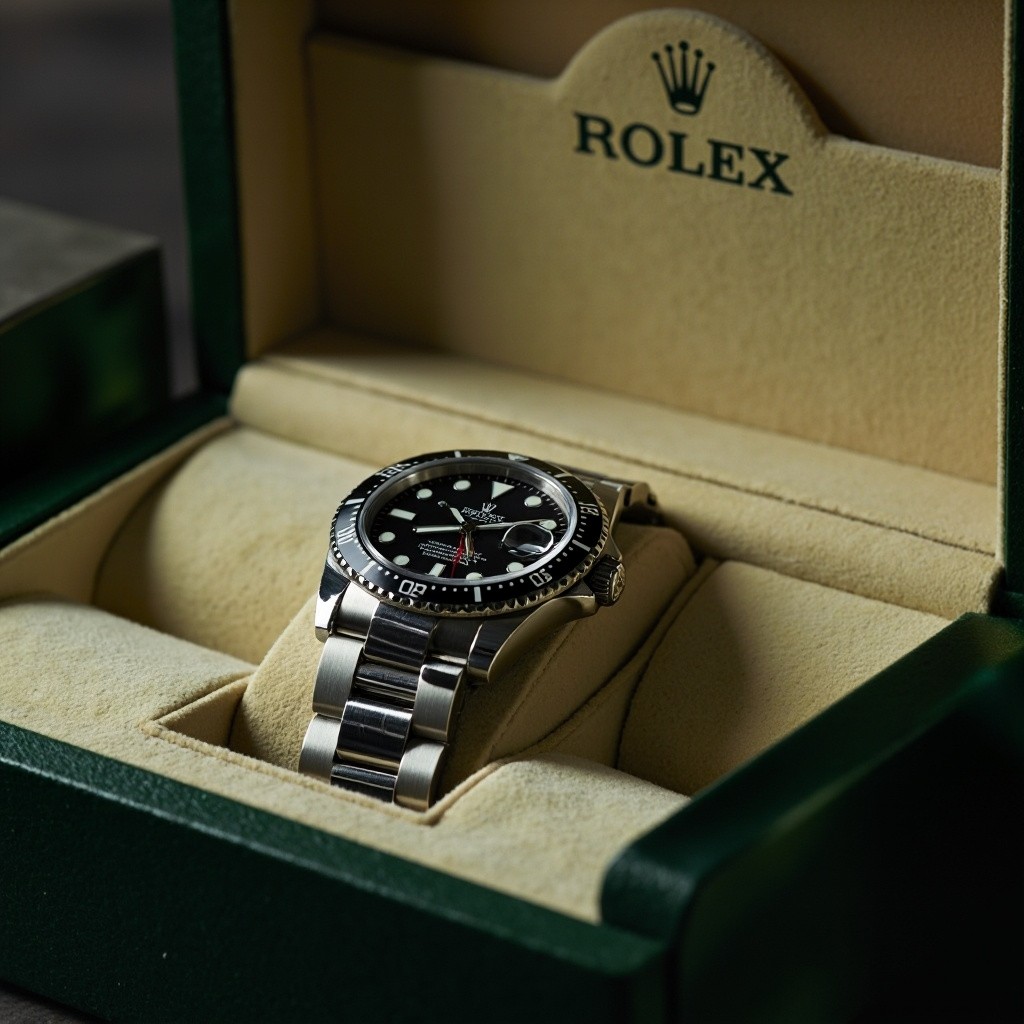 A New Rolex Watch in its Packaging
