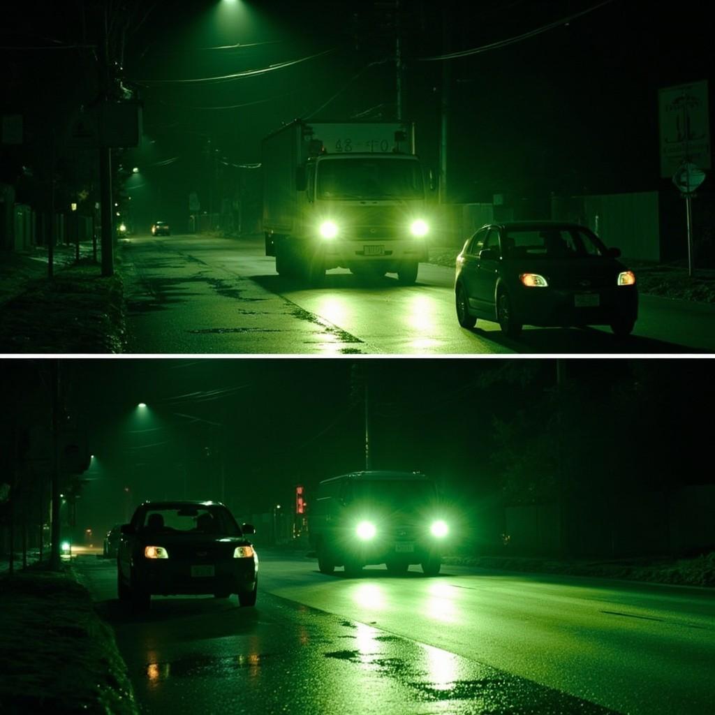 A Nighttime Truck Drive in Japan