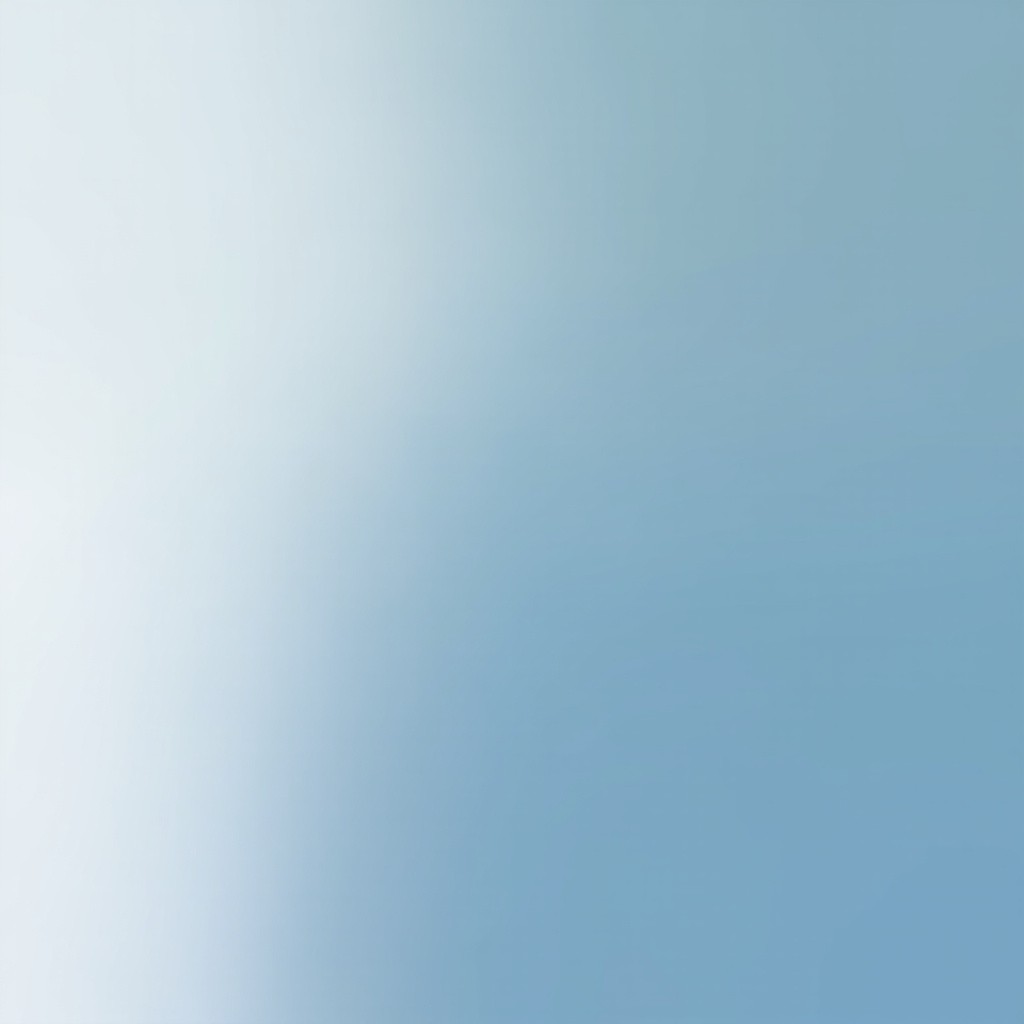 A Painting of Solid White, Gray, and Blue Colors