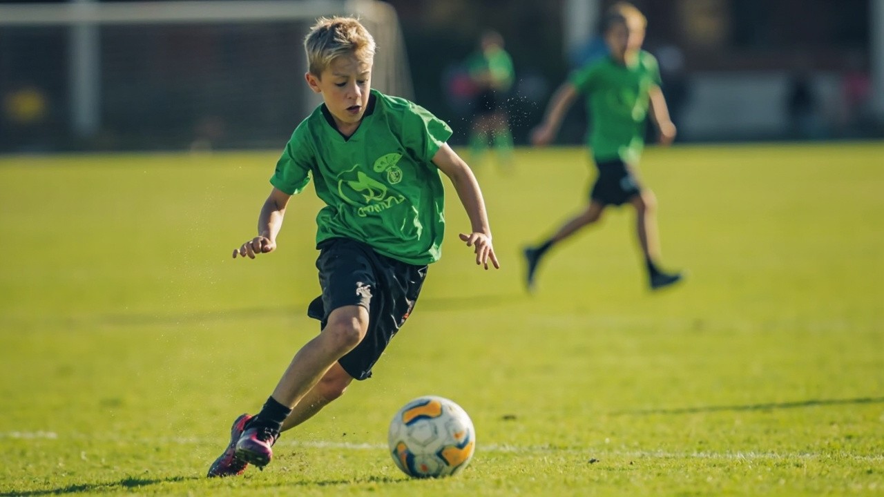 A Person Playing Football
