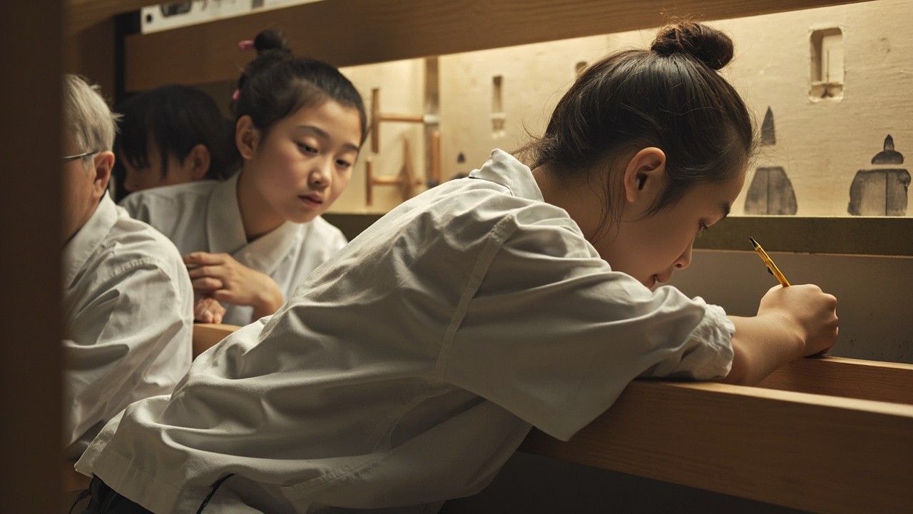 A Person Writing in a Kakeibo