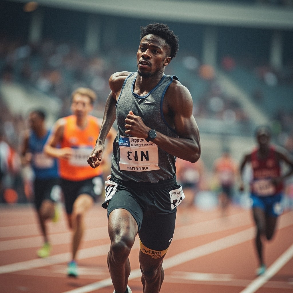 A Picture of Man Running