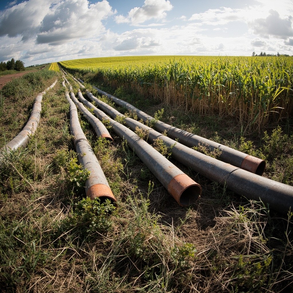 A Picture of an Agricultural Pipe