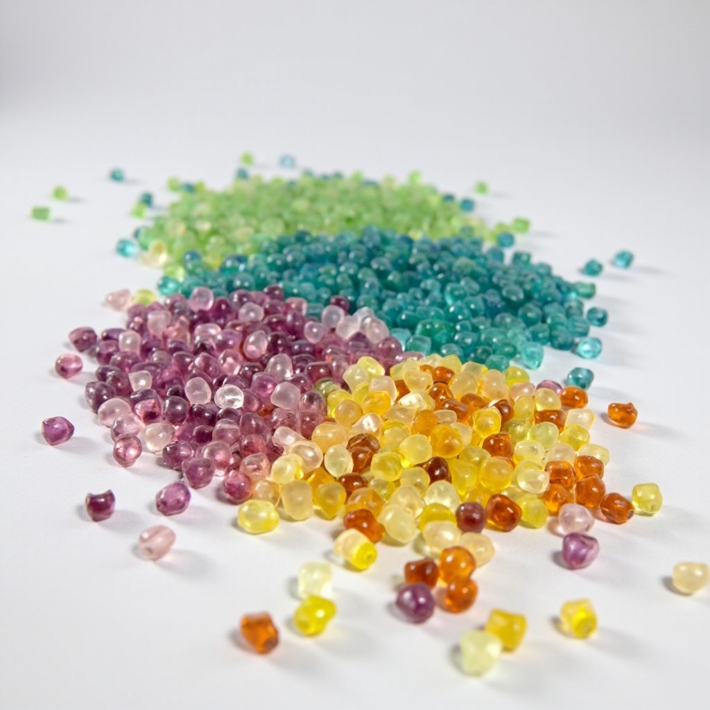 A Pile of Polymer Granules