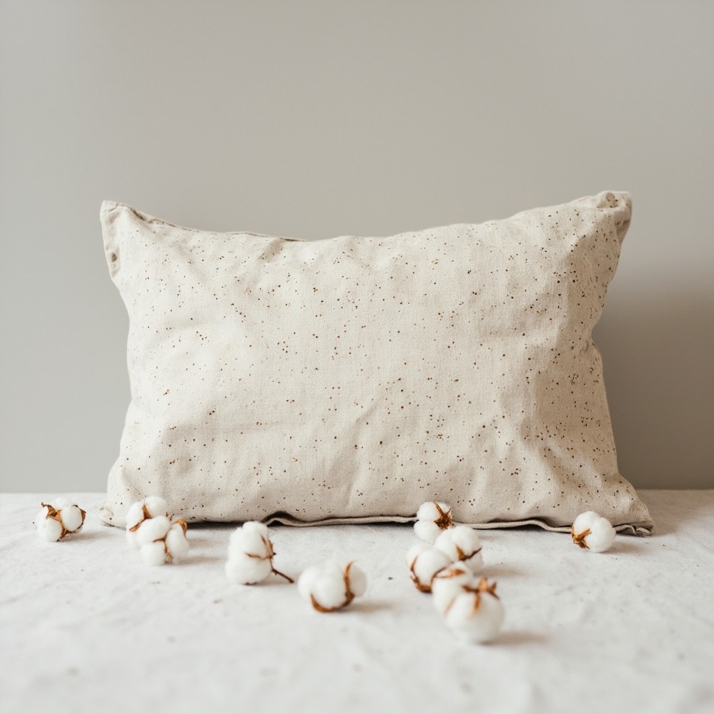 A Pillow Planted with Cotton