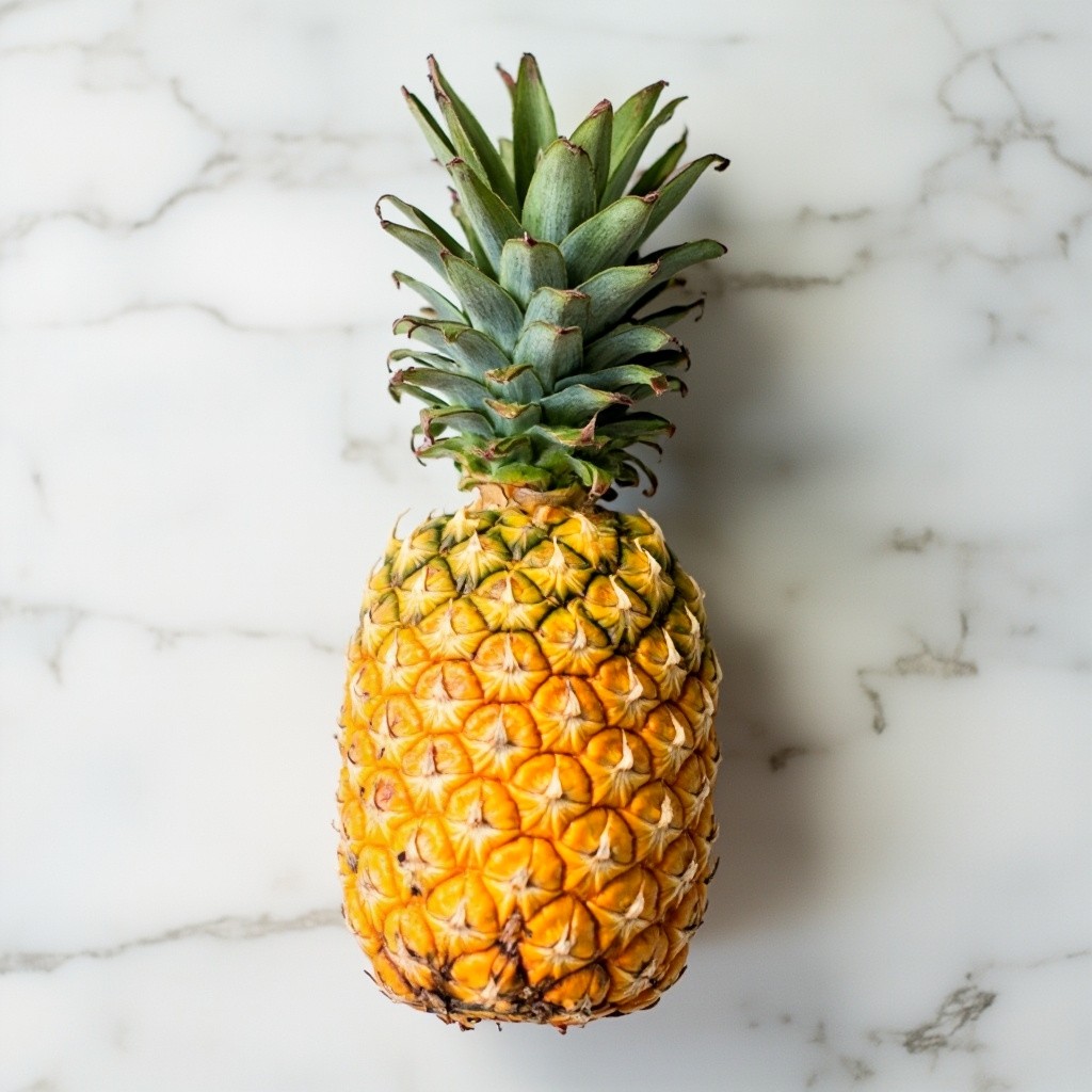 A Pineapple Hanging Upside Down