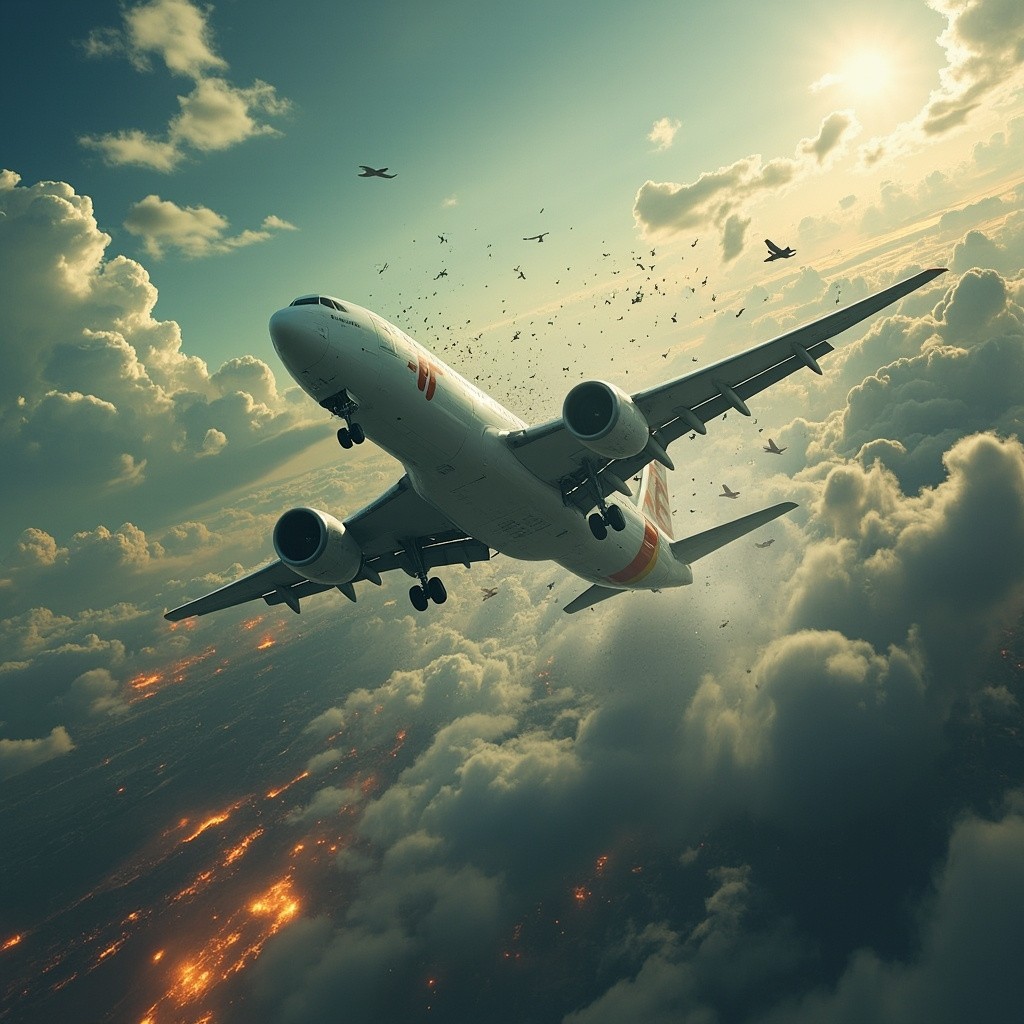 A Plane Crash Near the Hostel