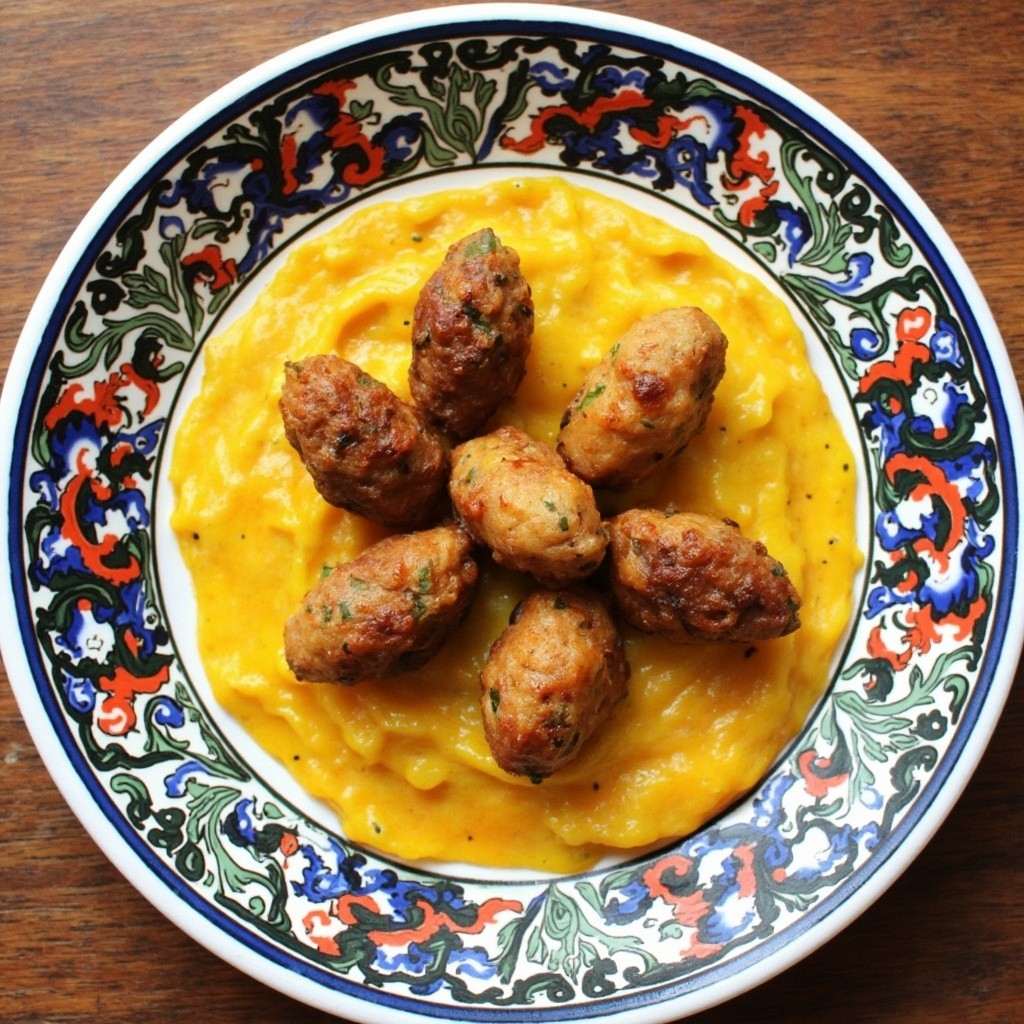 A Plate Full of Georgian Khinkali