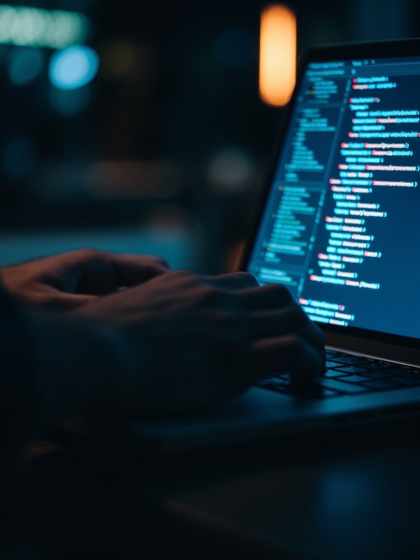 A Professional Coding Close-Up for Freelancer Profile