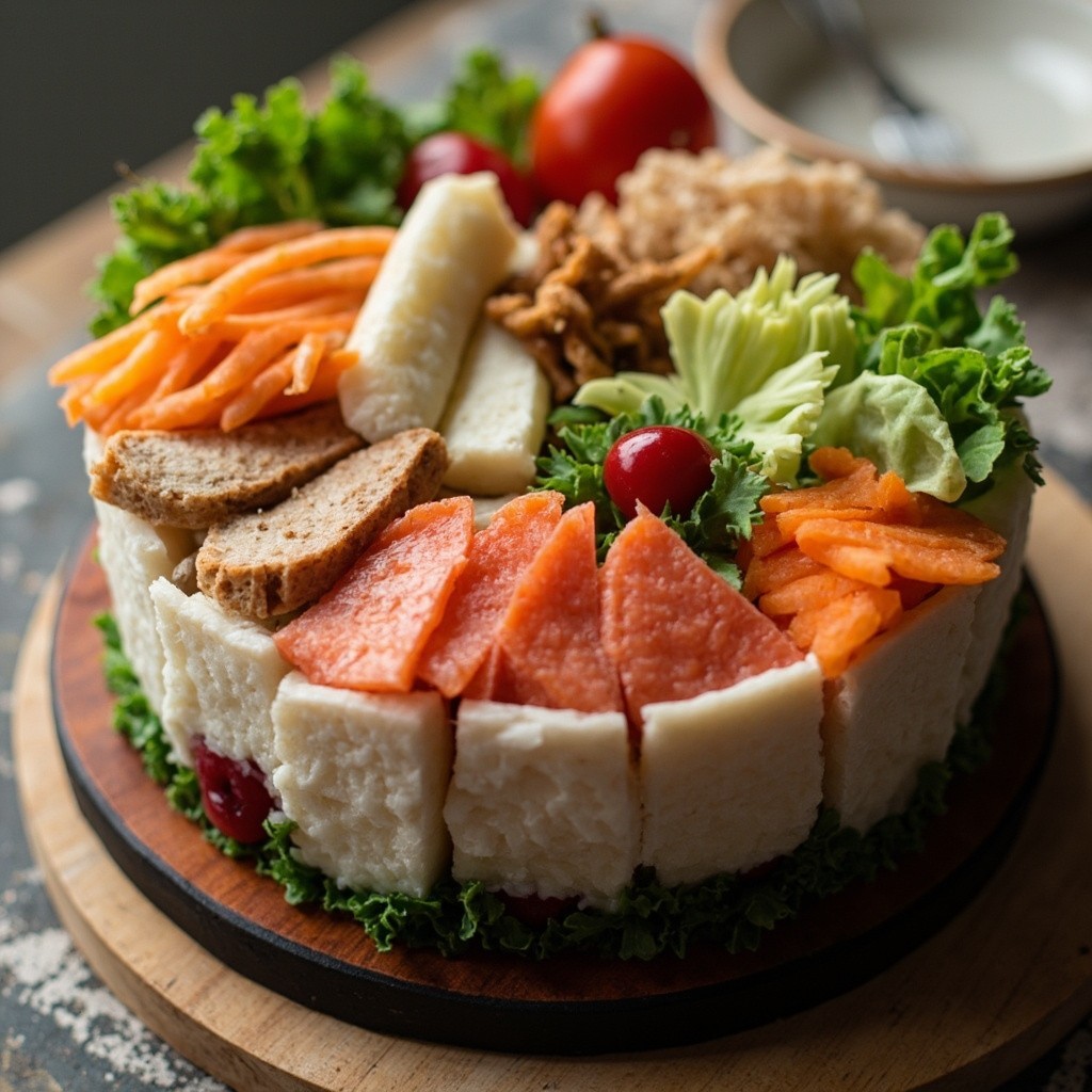 A Realistic Bento Cake Photo