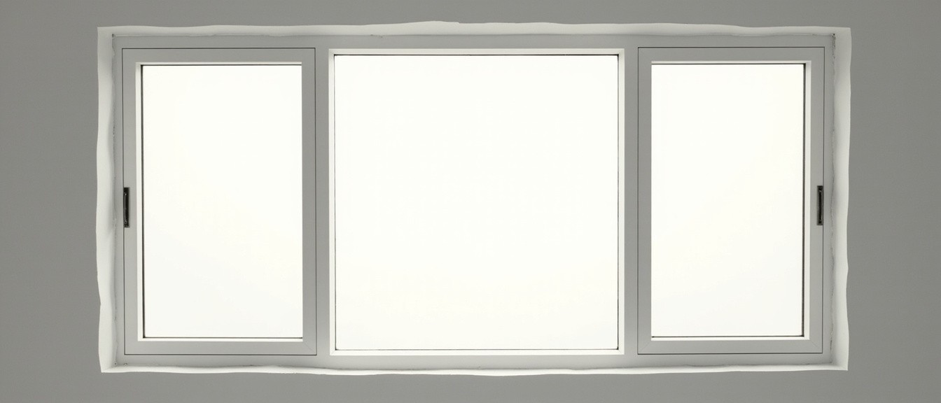 A Realistic Poster of a Minimalist Window