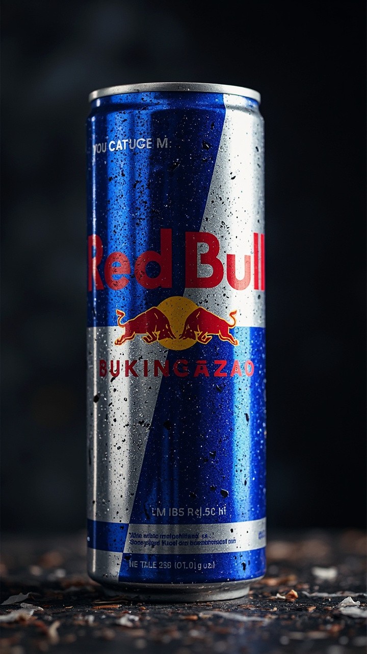 A Red Bull Branded Can