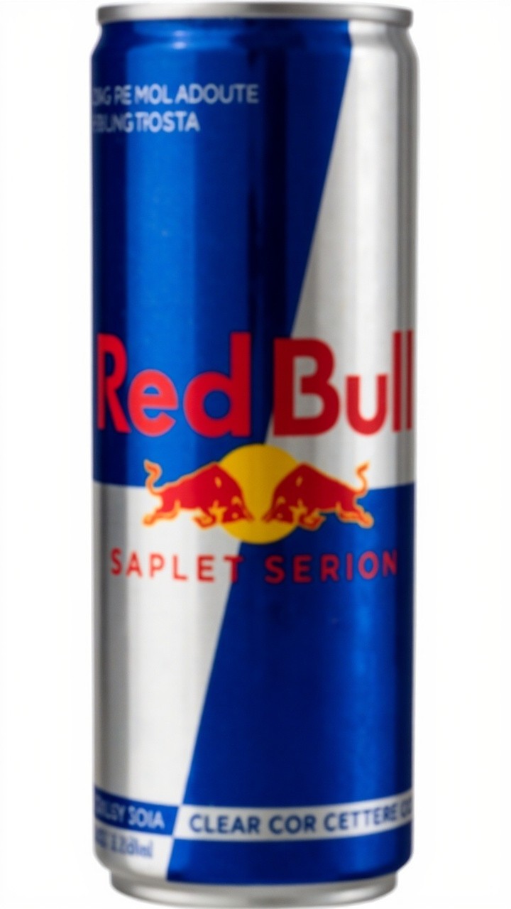 A Red Bull Can Without Background