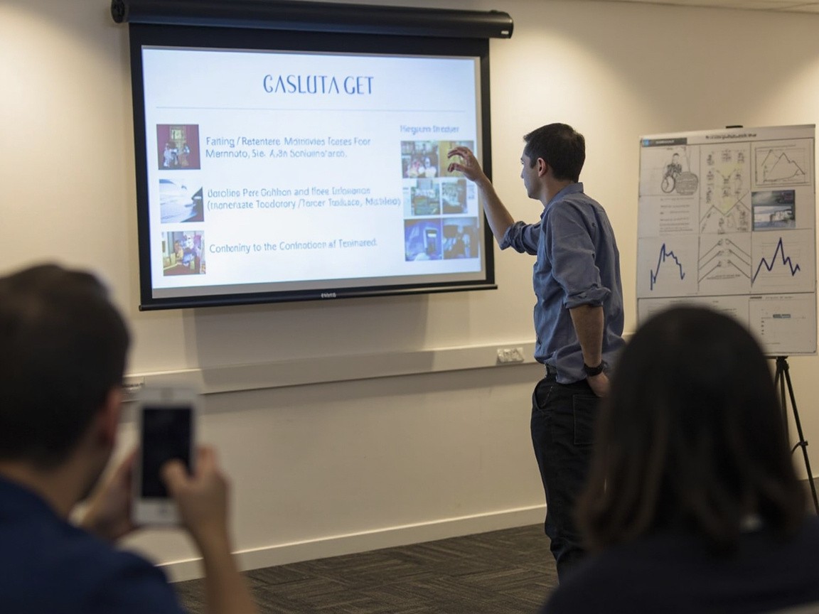A Scene of Business Presentations