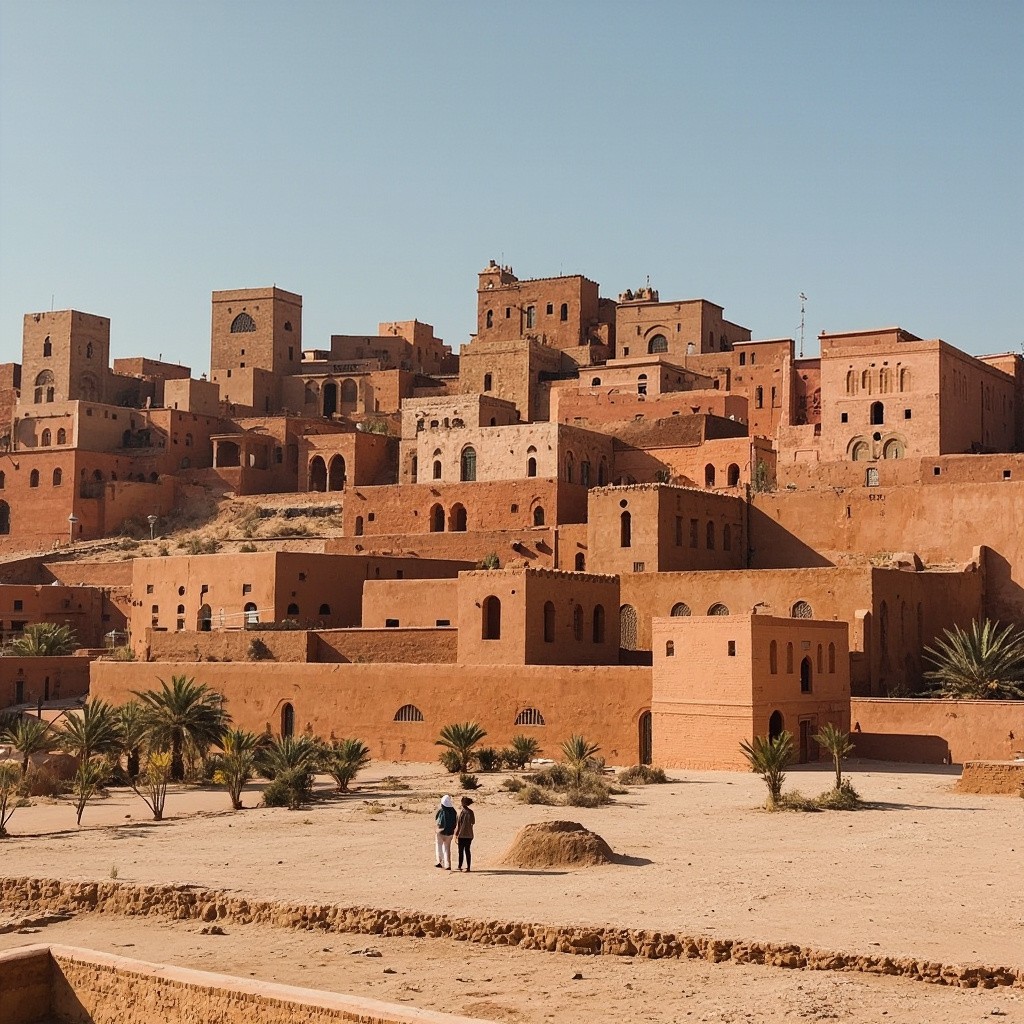 A Scenic View of Marrakech City