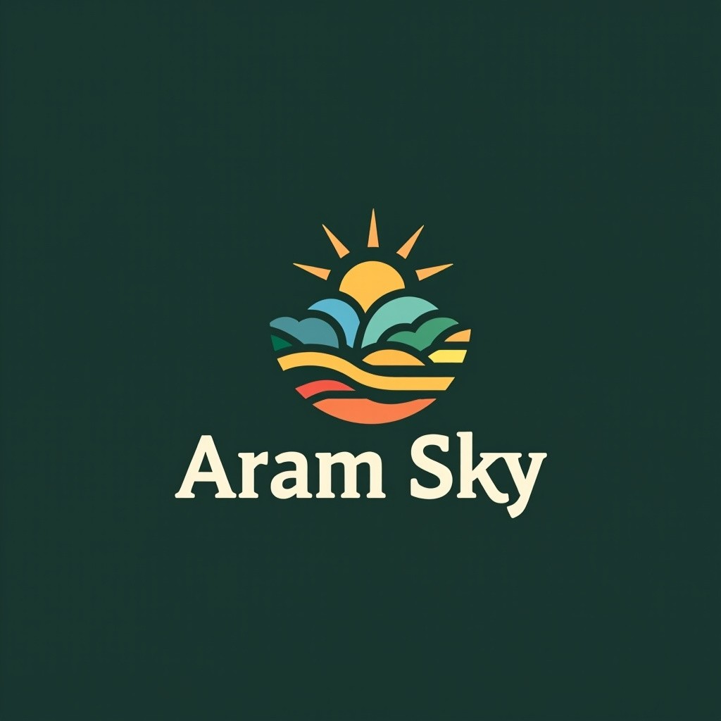 A Serene Sky Nature Logo Design