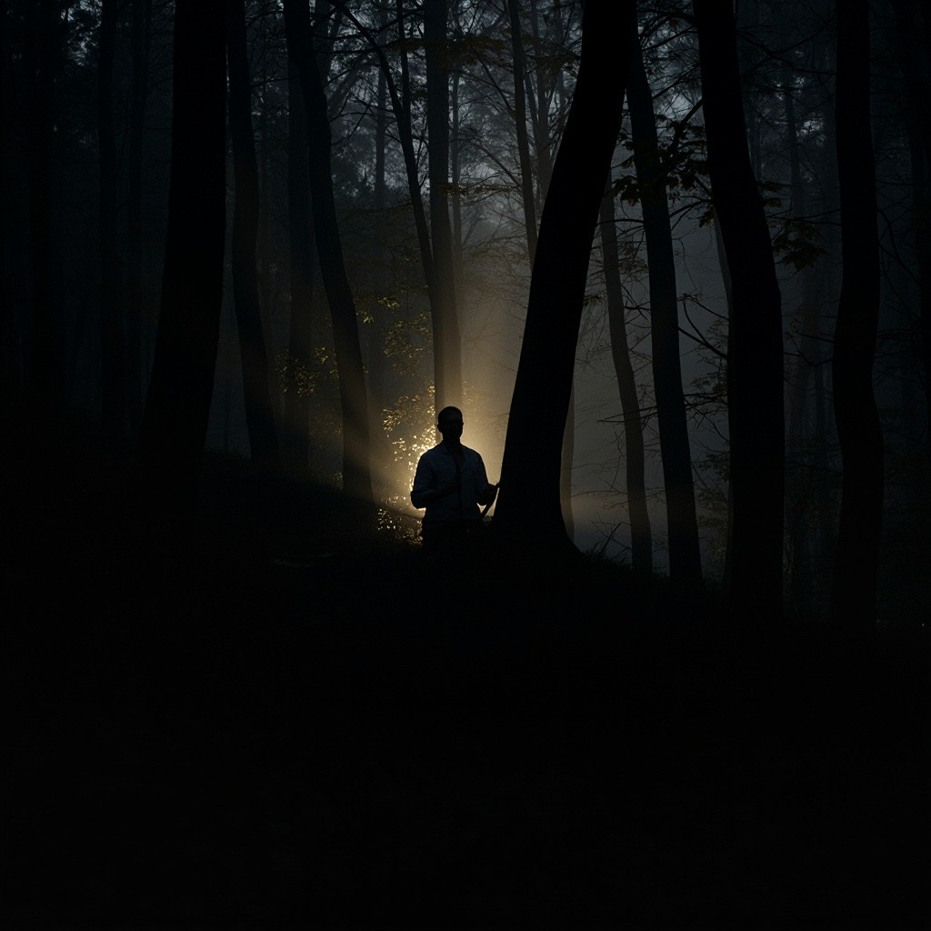 A Silhouette Lurking in the Dark Forest