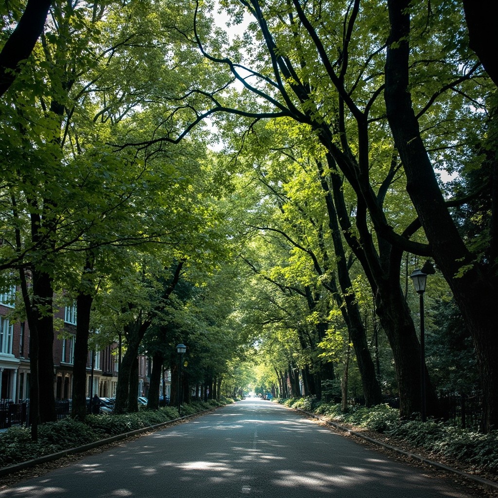 A Street Lined with Trees