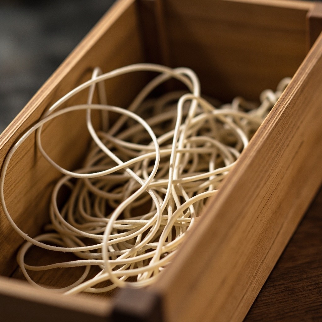 A String's Length Inside a Wooden Box