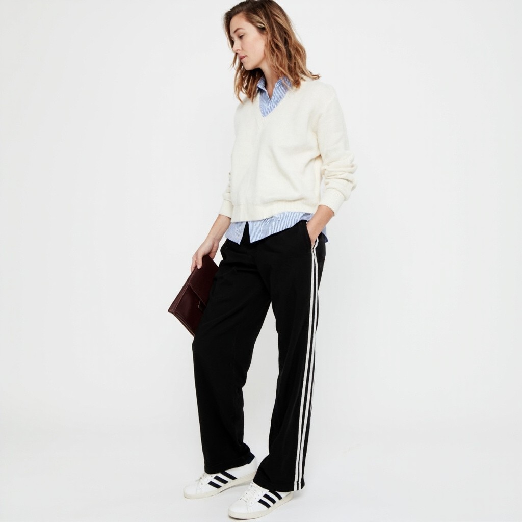 A Stylish Woman Carrying Wine-Colored Clutch Bag
