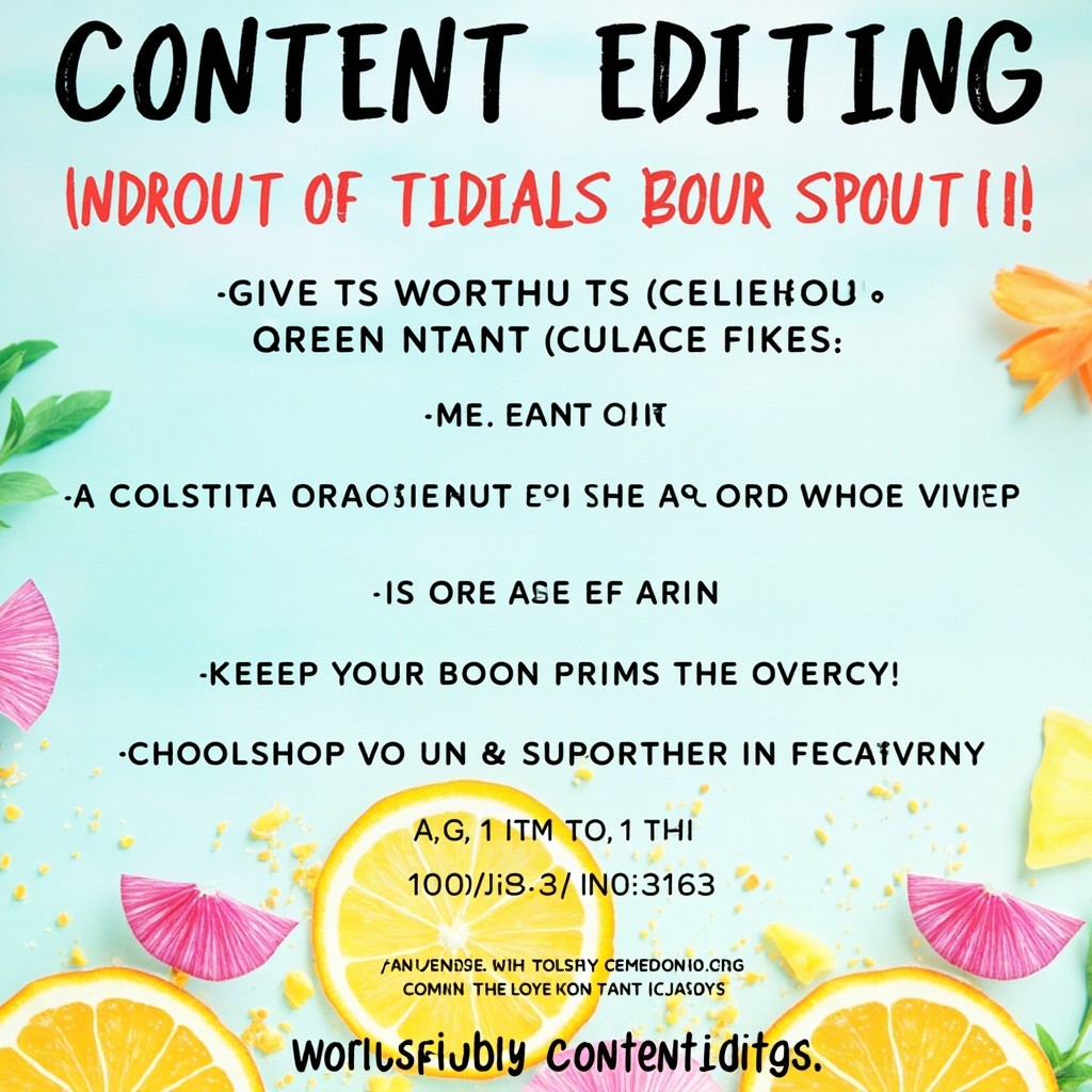 A Summer Digital Editing Workshop Advertisement for Unemployed