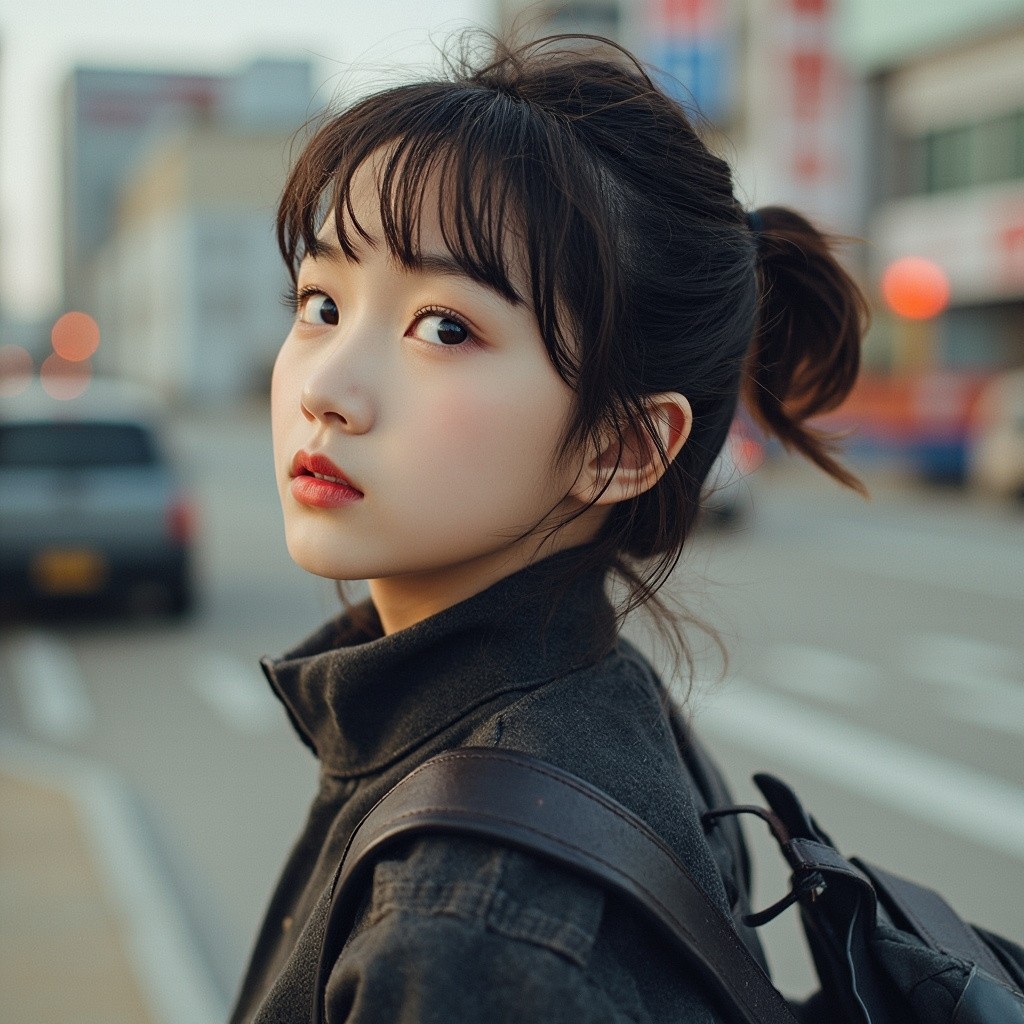 A Teenage Girl's Cute Profile Picture, Asia