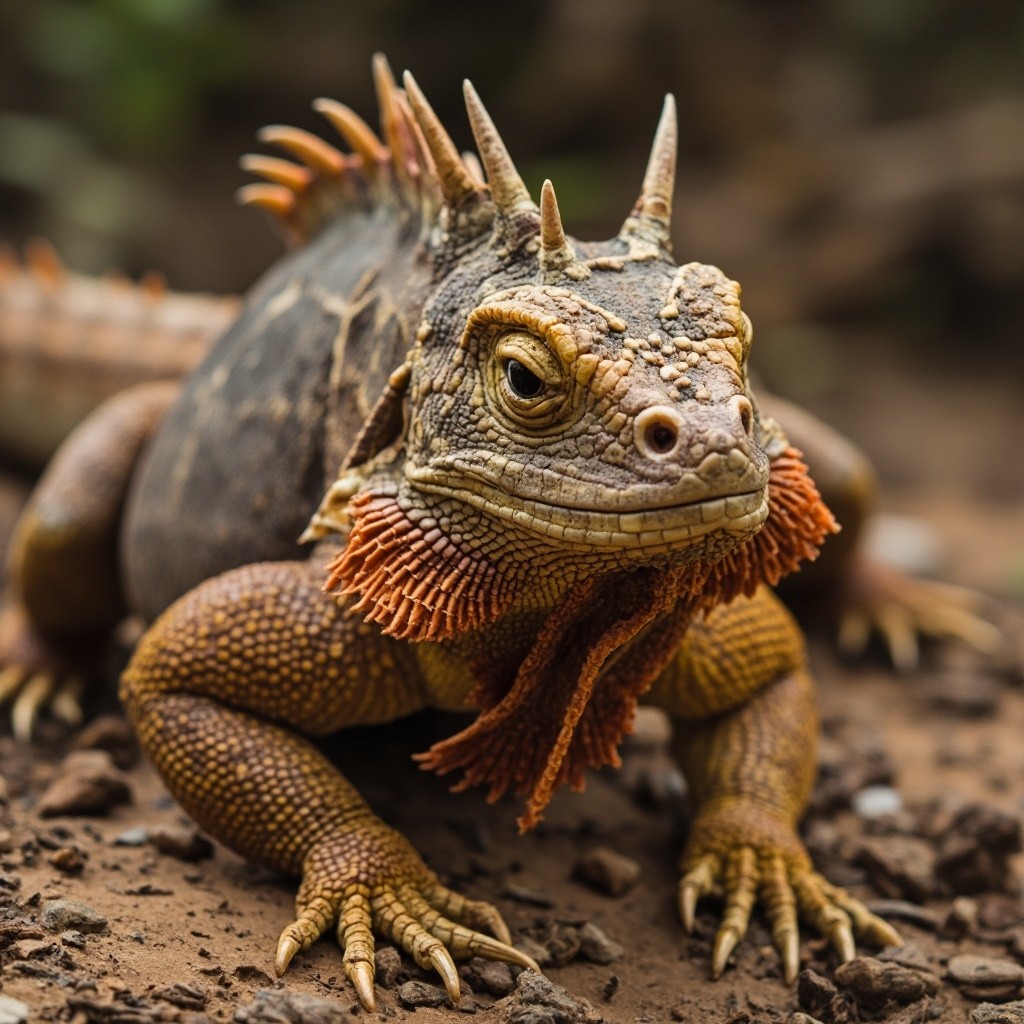 A Thorny Devil Lizard Posing