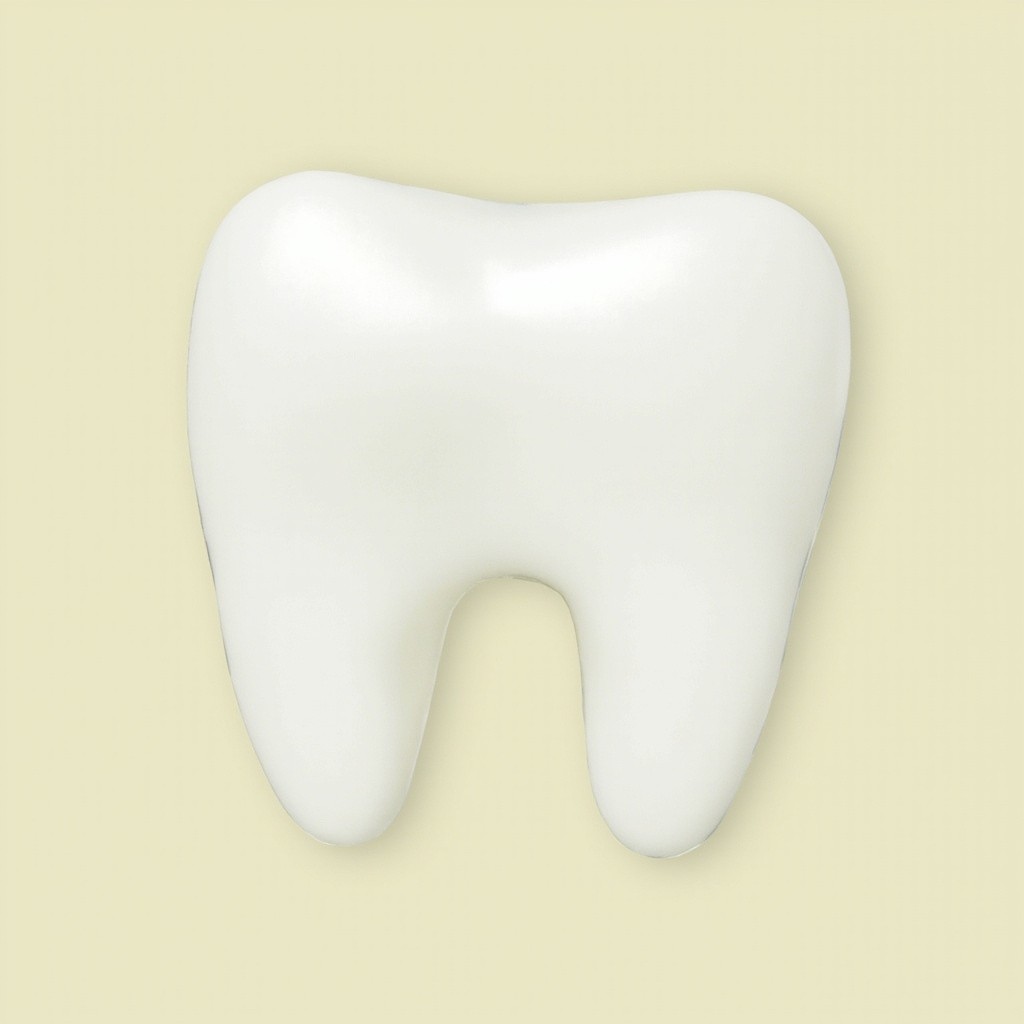 A Tooth on a Simple Background