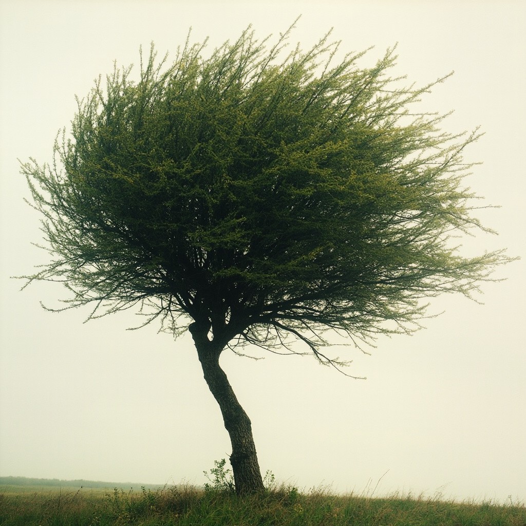 A Tree Swaying in the Wind