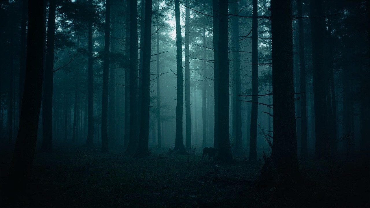A Twilight Style Forest Video in 4K