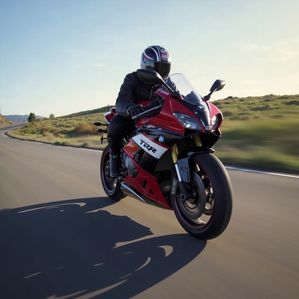 A Video of BMW 1000 RR Driving