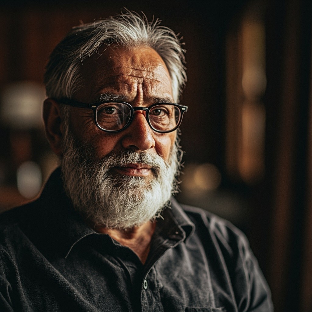 A Wealthy Indian Man Enjoying Retirement at 50