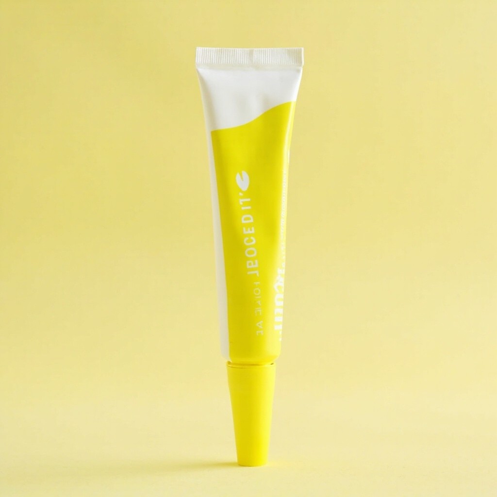 A Yellow Toothpaste Tube A Yellow Toothpaste Tube