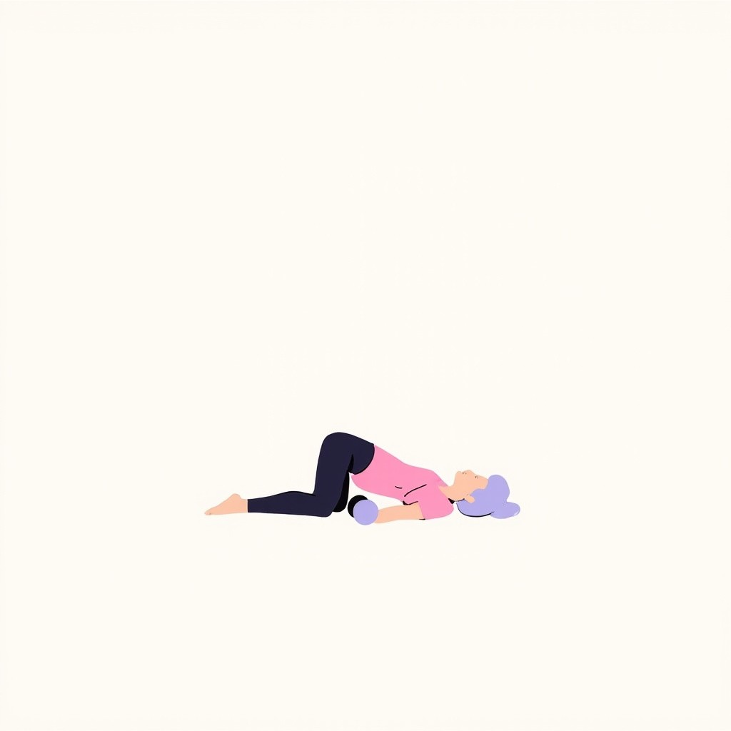 A Young Woman Doing Yoga on a Clean Floor