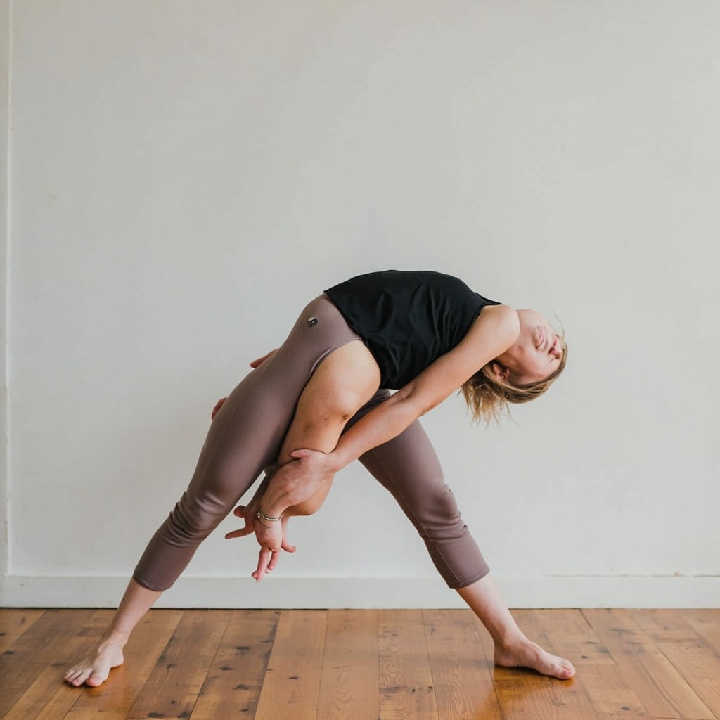 A Young Woman Performing Popular Yoga Movements