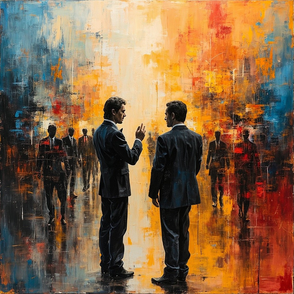 Abstract Representation of a Group Discussion