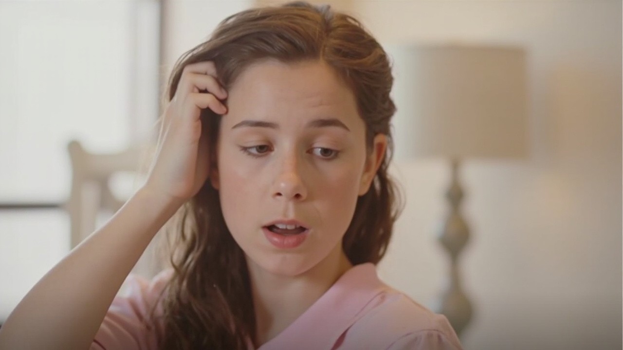 Adult Girl Brushing Her Hair Video