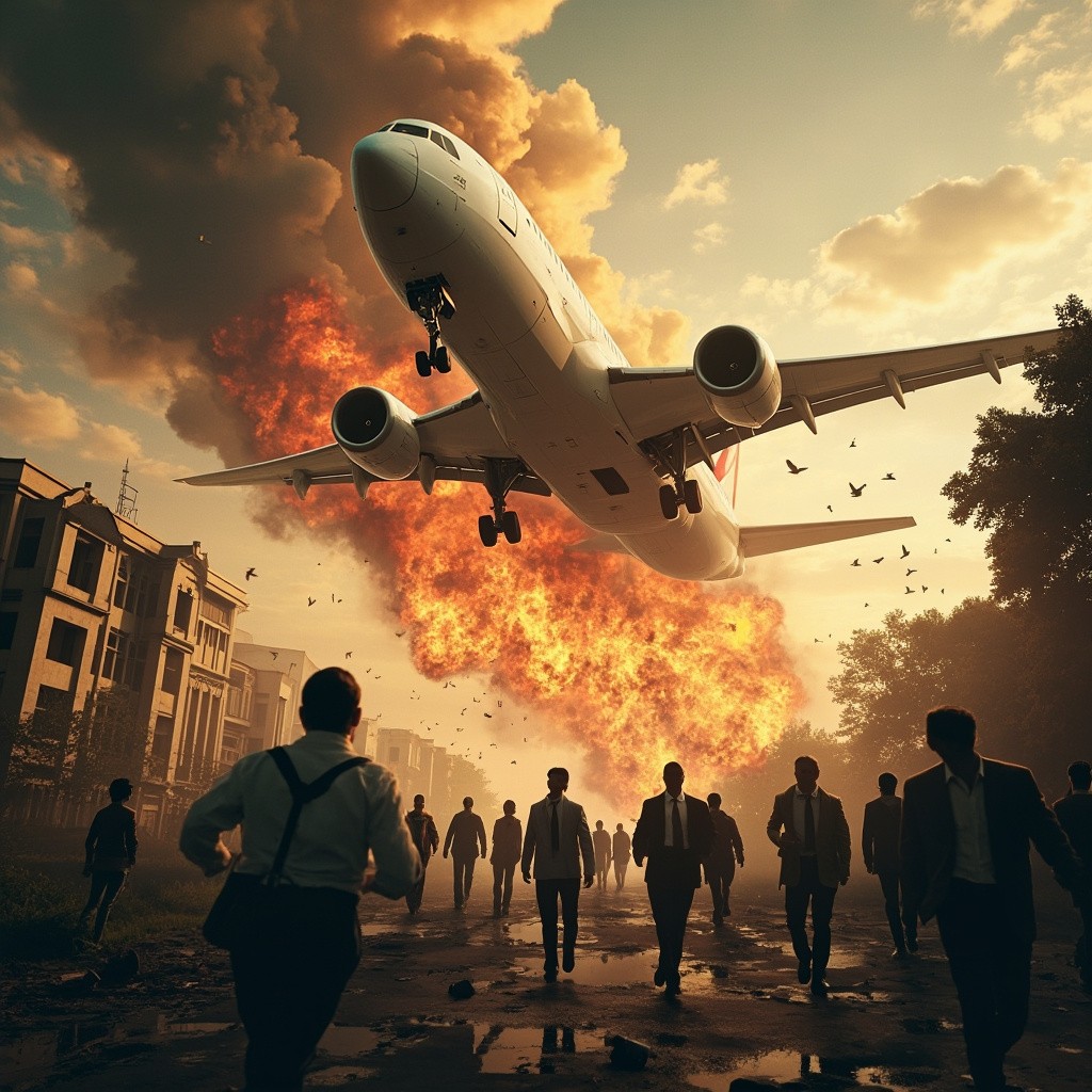 Airplane Crash at Medical College Causes Chaos