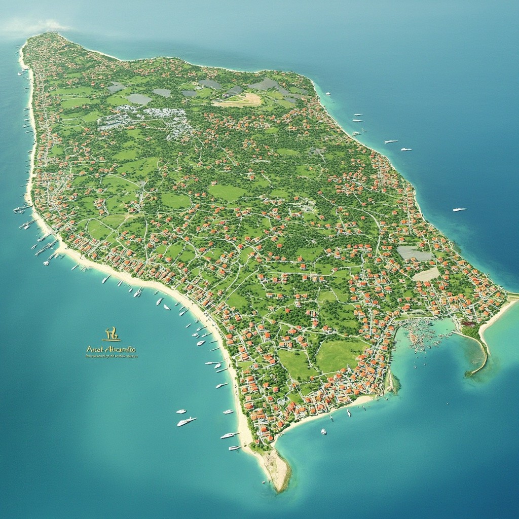 An Aerial View of Indonesia