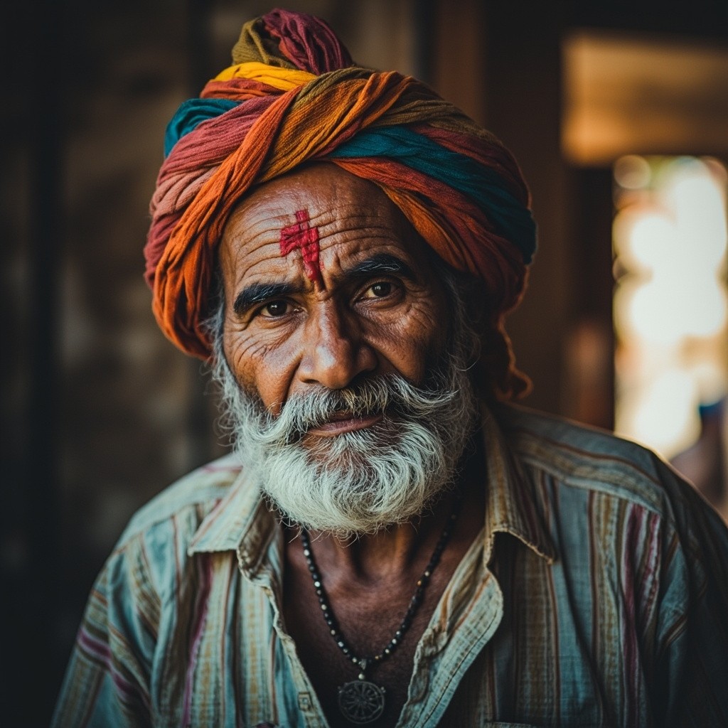 An Indian Man's Retirement Celebration