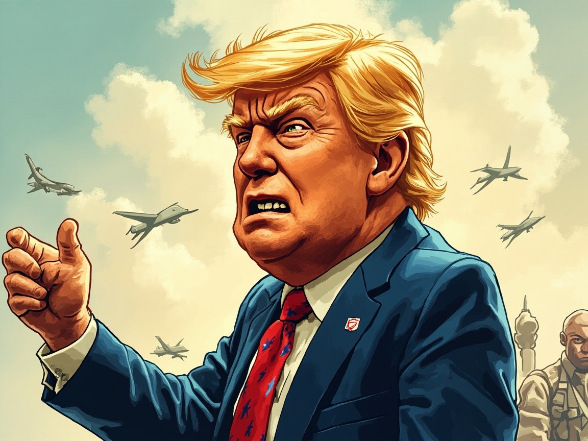 An Irritated Donald Trump