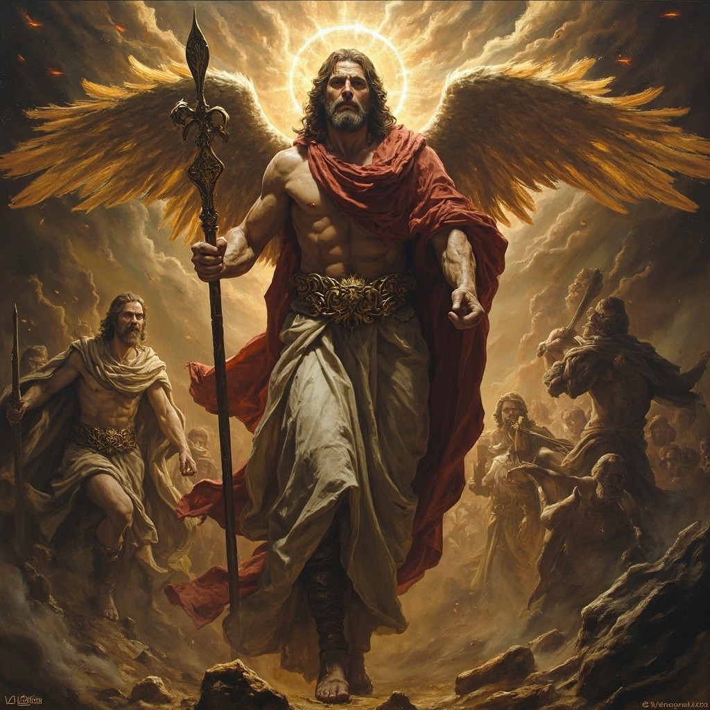 Apologies, but the prompt Dios, isn't detailed or descriptive enough to generate an image.
