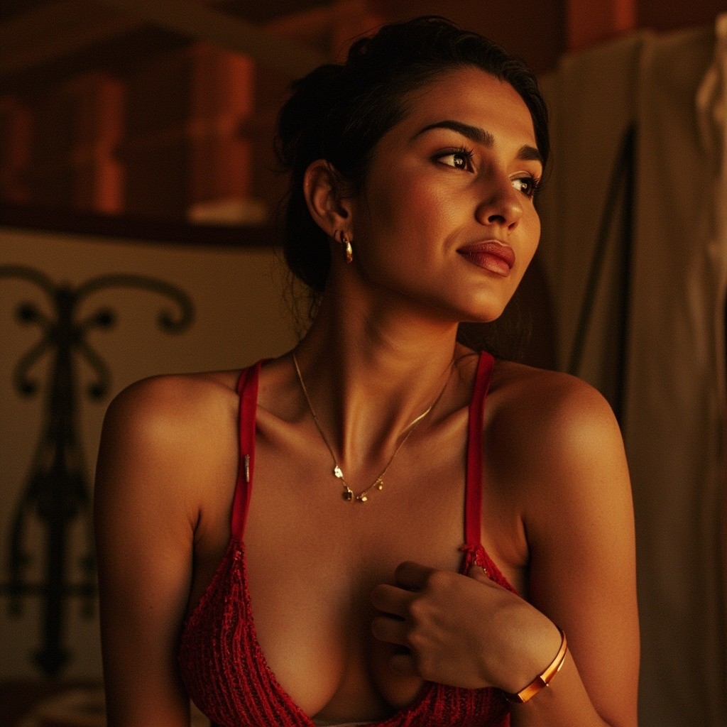 Attractive Women in Warm Setting