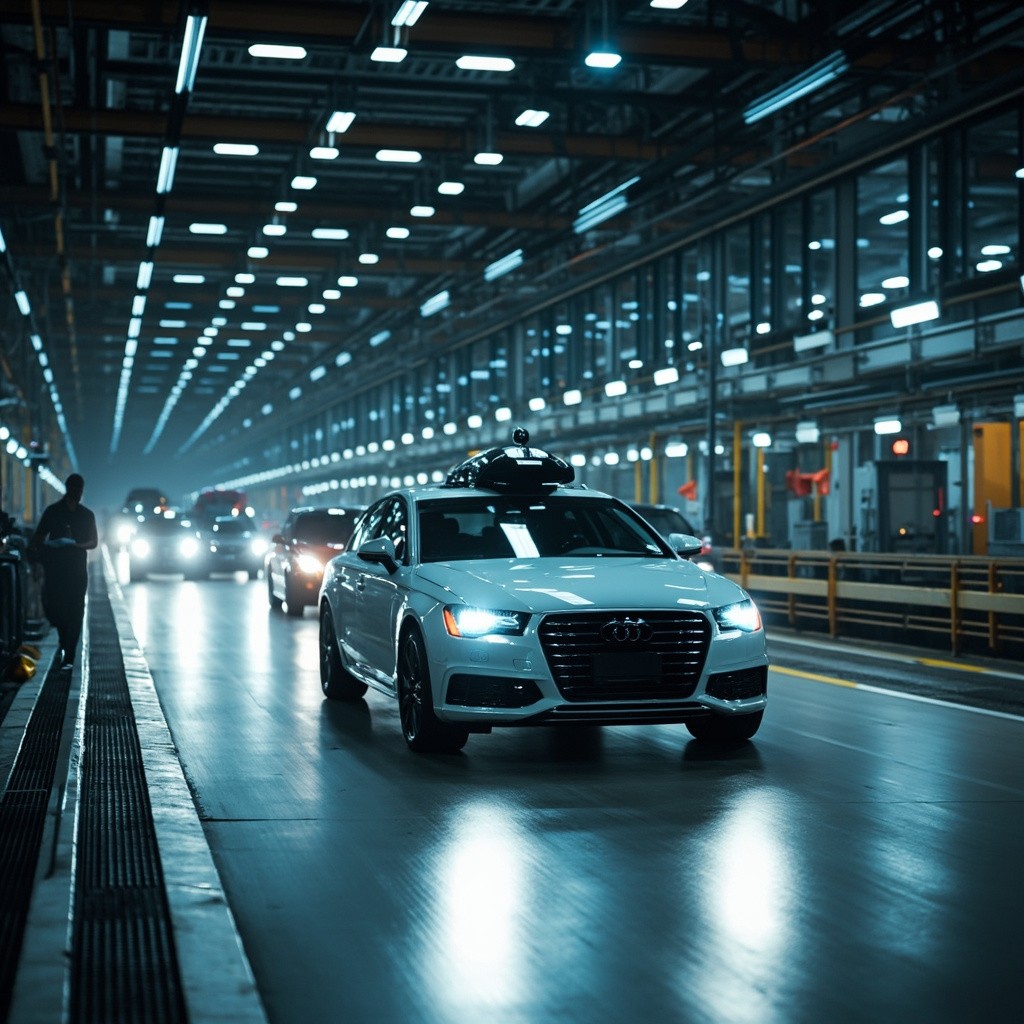 Autonomous Cars Operating Inside a Factory