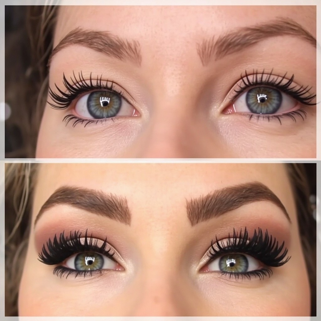 Beauty Salon's Female Eyebrows and Eyelashes Portfolio