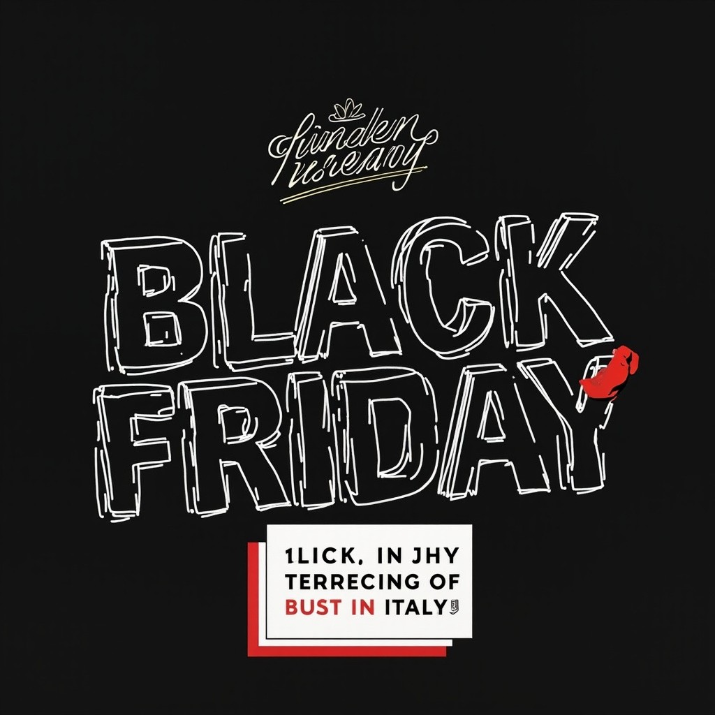 Black Friday Graphics Display in Italy