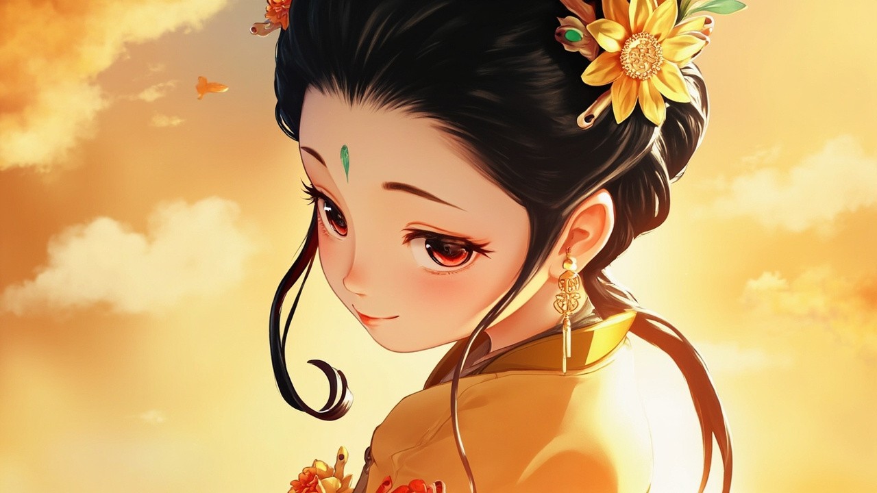 Chinese Girl's Sunny Type Avatar