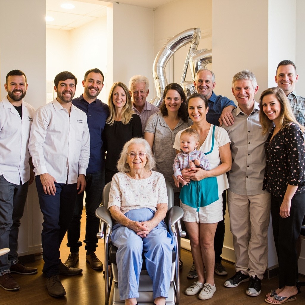 Dentists Celebrate 10 Years of Clinic with Patients