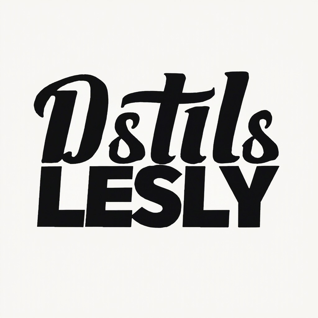 Detalls Lesly Logo with Professional Letters